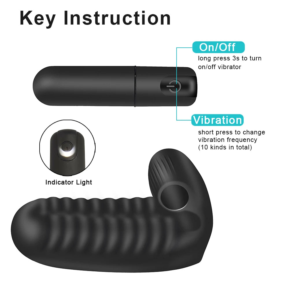 Kinky Ja™ Finger Sleeve Vibrator