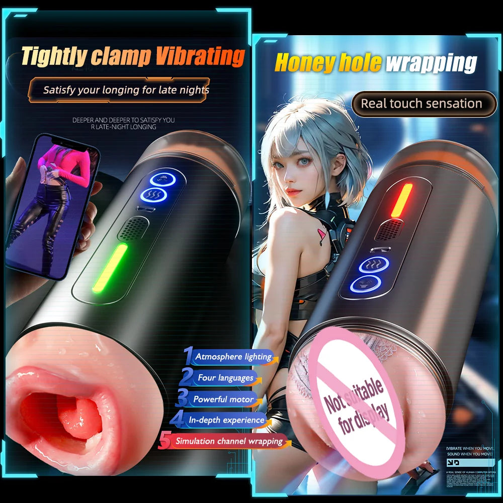 Masturbator Blowjob Vibrator Sex Toy