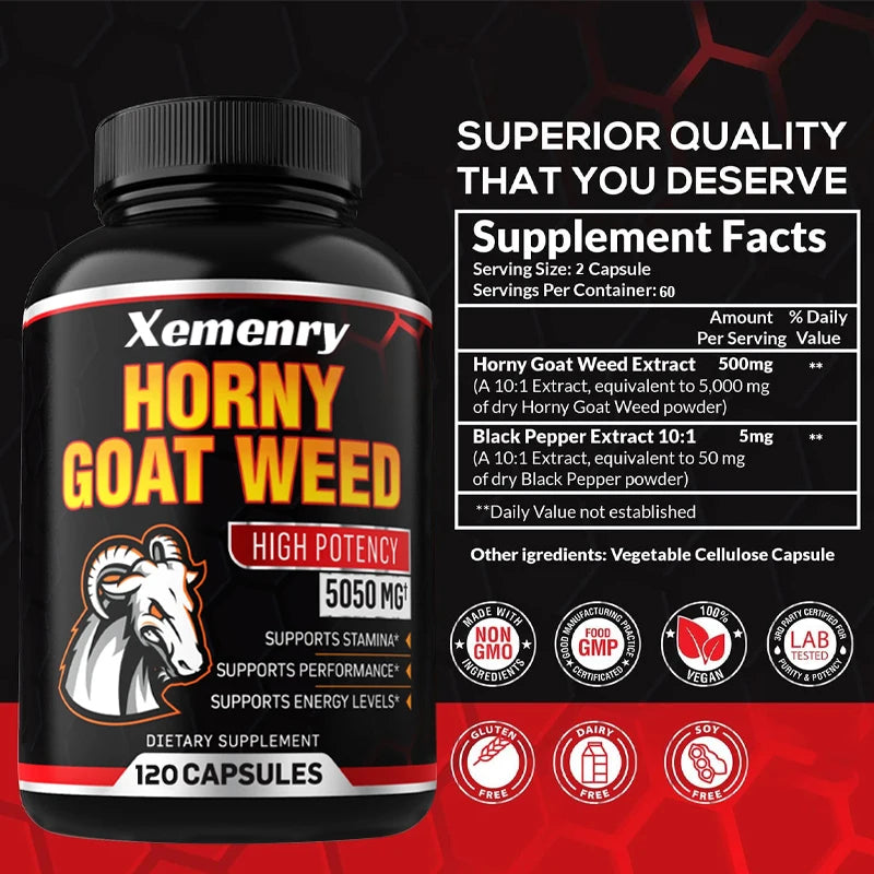 Horny Goat Weed for Male Enhancement